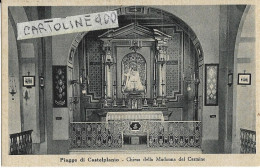 Marche-ancona-piagge Frazione Di Castelplanio Interno Chiesa Della Madonna Del Carmine (f.picc./v.retro) - Andere & Zonder Classificatie