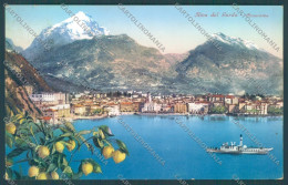 Trento Riva Lago Di Garda Battello Cartolina ZC5119 - Trento