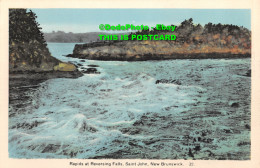 R411186 Rapids At Reversing Falls. Saint John. New Brunswick. 32. Photogelatine - Monde