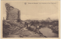 Ruines De Dixmude. Canal D'Handzaeme Et Poste D'Observation -  (Belgique/België) - Diksmuide