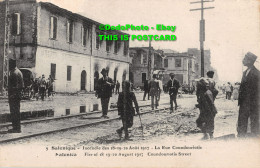 R411207 9. Salonica. Fire Of 18 19 20 August 1917. Coundouriotis Street. Parisia - Monde