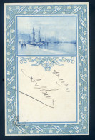 Cpa Des Pays Bas Illustrée , Zuid Holland , Zeeland , Haag , Rotterdam ? Bateaux Voiliers Datée 1901  STEP115 - Colecciones Y Lotes