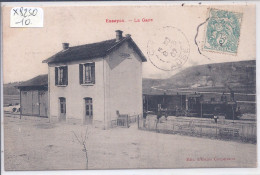 ESSOYES- LA GARE- LE TRAIN - Essoyes