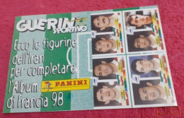 FIGURINE PANINI WC FRANCIA 98 INSERTO IRAN GUERIN SPORTIVO PERFETTO ORIGINALE !! - Italiaanse Uitgave