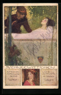 Künstler-AK Deutscher Schulverein Nr. 320: Szene Aus Dem Märchen Schneewittchen  - Guerra 1914-18