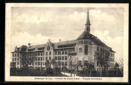 AK Estavayer-le-Lac, Institut Du Sacre-Coeur, Facade Principale  - Estavayer