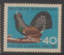 1965 GERMANY  USED STAMPS ON BIRDS/ /Youth/Fauna/Tetrao Urogallus-Eurasian Wood Cock - Koekoeken En Toerako's