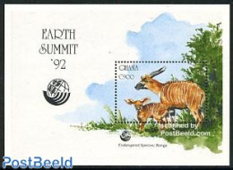 Ghana 1993 UNCED S/s, Mint NH, Nature - Animals (others & Mixed) - Environment - Protezione Dell'Ambiente & Clima