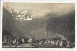 Wengen Gegen Das Breithorn 1927 - Wengen