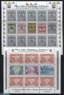 Wallis & Futuna 2005 Autumn Saloon 2 M/ss, Mint NH, Transport - Philately - Stamps On Stamps - Ships And Boats - Briefmarken Auf Briefmarken