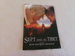 BELLE CARTE AFFICHE DE FILM "SEPT ANS AU TIBET" AVEC BRAD PITT (vente 1.60) - Plakate Auf Karten