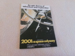 BELLE CARTE AFFICHE DE FILM "2001 ODYSSEE DE L'ESPACE" DE S. KUBRICK (vente 1.60) - Affiches Sur Carte