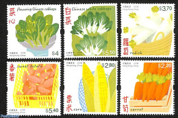 Hong Kong 2023 Vegetables 6v, Mint NH, Health - Food & Drink - Neufs