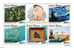 Guinea Bissau 2023 Vincent Van Gogh, Mint NH, Nature - Flowers & Plants - Art - Nude Paintings - Paintings - Vincent V.. - Guinea-Bissau