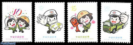 Taiwan 2024 Post 4v, Mint NH, Post - Correo Postal