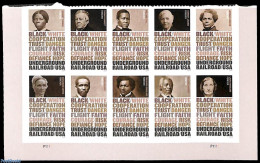 United States Of America 2024 Underground Railroad 10v S-a, Mint NH - Unused Stamps
