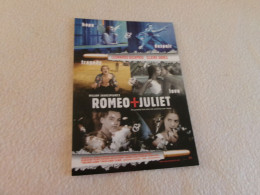 BELLE CARTE AFFICHE DE FILM "ROMEO + JULIET" AVEC L.DI CAPRIO..CLAIRE DAMES..(vente 1.60) - Affiches Sur Carte