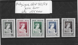 Belgique Cob N°863/67  Neufs** - Unused Stamps