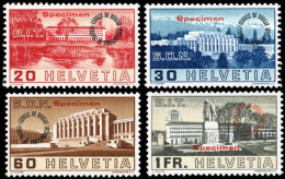 Schweiz Ausg. F.d. Int. Arbeitsamt BIT, 1938, 53-56 SPEC., ... - Dienstzegels
