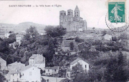 63 - Puy De Dome - SAINT NECTAIRE -  La Ville Haute Et L église - Saint Nectaire