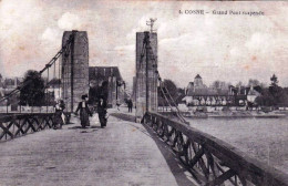 58  - Nievre -  COSNE COURS Sur LOIRE -  Le Grand Pont Suspendu - Cosne Cours Sur Loire