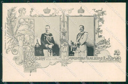 Reali Royalty Savoia Wilhelm II German Kaiser Roma 1903 Cartolina XF6702 - Autres & Non Classés