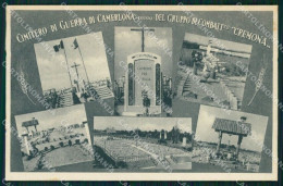 Militari WW2 Camerlona Cimitero Gruppo Combattimento Cremona Cartolina XF6971 - Otros & Sin Clasificación