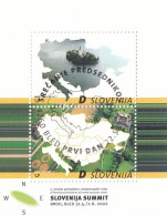 SLOVENIA Block 15,used,hinged - Slovénie