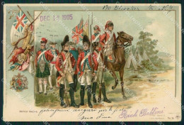 Military British Troops CORNER CREASE American Postcard XF3451 - Otros & Sin Clasificación