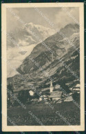 Aosta Courmayeur Entreves Monte Bianco PIEGHE Cartolina VK0270 - Aosta
