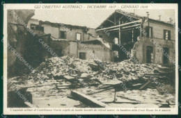 Treviso Castelfranco Veneto Rovine Di Guerra Cartolina VK0312 - Treviso