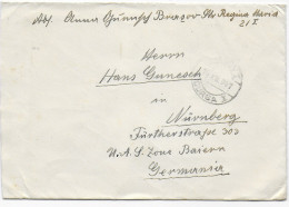 Brief Bucaresti Nach Nürnberg, 1947 - Autres & Non Classés