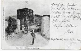Picture Post Card Boer War, Old Fort At Mafeking, 1900 To Schweinfurt - Autres & Non Classés