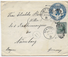 New York To Nürnberg/Germany 1894 - Other & Unclassified