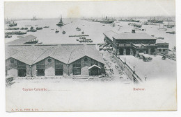 Picture Post Card Ceylon-Colombo - Harbour - Sri Lanka (Ceylon) (1948-...)