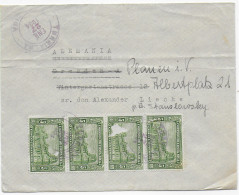 Brief Von Turrialba 1934 Nach Dresden, Weiterleitung Plauen - Costa Rica