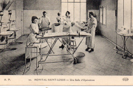 Paris 75010 Animée Hôpital Saint-Louis Salle D'Opérations Santé Médecine - Salute, Ospedali