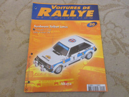 VOITURES RALLYE 20 BRESIL 1981 SUNBEAM TALBOT LOTUS Stig BLOMQVIST L'ACROPOLE - Autres