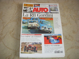 LVA VIE De L'AUTO 862 10.1998 RENAULT 8 GORDINI TRACTEUR AGRICOLE SPITFIRE 1500 - Auto/Moto