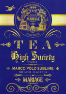 CPM - R -  PARIS - MARIAGE FRERES - TEA HIGH  - MARCO POLO SUBLIME - THE NOIR - Shops