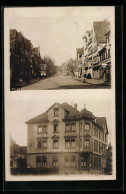 Foto-AK Göppingen, Bahnhofstrasse Ecke Am Fischbergle 1926  - Goeppingen