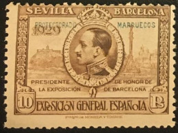 Spain Marruecos  Morocco 1929 Mi: 117, Sn: 120, Yt:159  Expo Sevilla Barcelona  ** - Marocco Spagnolo