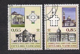 Vatican Vatikaanstad 2008 Yvertn° 1476-1477 (°) Oblitéré Used Cote 4,50 Euro - Gebraucht