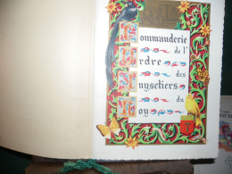 COMMANDERIE DE L ORDRE DES ANYSETIERS DU ROY , TEXTES DE ROBERT MIARD , MAQUETTE DE HENRY COUVE - Histoire