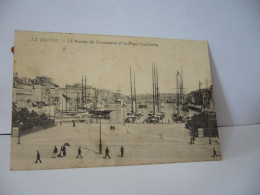 LE HAVRE 76 SEINE MARITIME LE BASSIN DU COMMERCE ET LA PLACE GAMBETTA  CPA 1905 - Non Classés