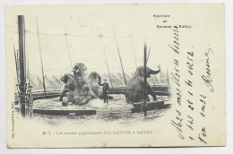 SOUVERNIR DE BARNUM DE BAILEY CIRCUS CIRQUE ELEPHANT CARD CARTE - Cirque