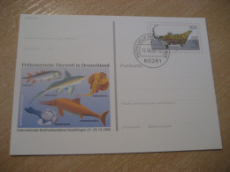 FRANKFURT 2000 Cancel Prehistoric Wildlife Prehistory Prehistorie Postal Stationery Card GERMANY - Prehistorie