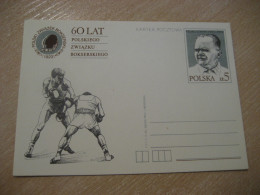 1983 Feliks Stamm Box Boxing Boxeo Postal Stationery Card POLAND - Pugilato