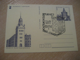 GDYNIA 1979 Chess Echecs Ajedrez Cancel Postal Stationery Card POLAND - Schach