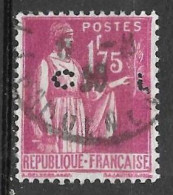 746	N°	289	Perforé	-	Cl 188	-	CREDIT LYONNAIS - Used Stamps